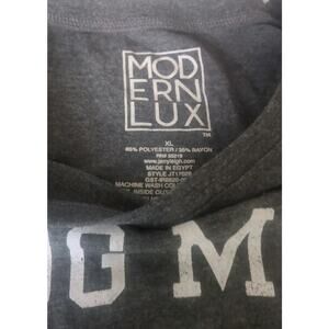 Modern Lux Dog Mom Paw Print Heather Gray Short Sleeve T-Shirt Size XL